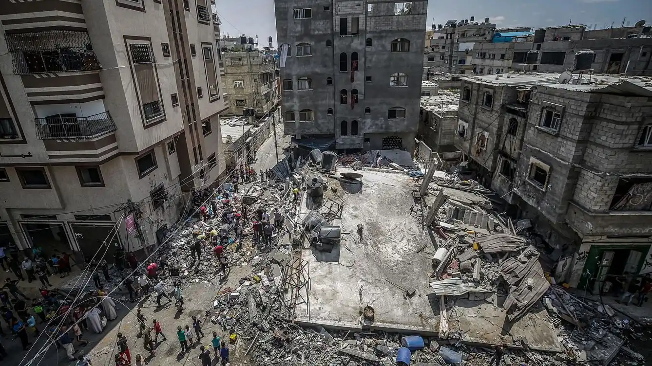 El Ejército israelí completó el cerco al norte de la Franja de Gaza