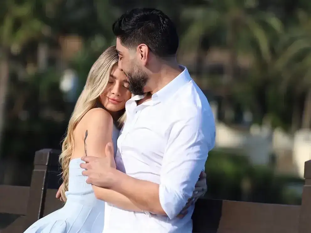 La influencer desmintió haber denunciado a su pareja por violencia de género