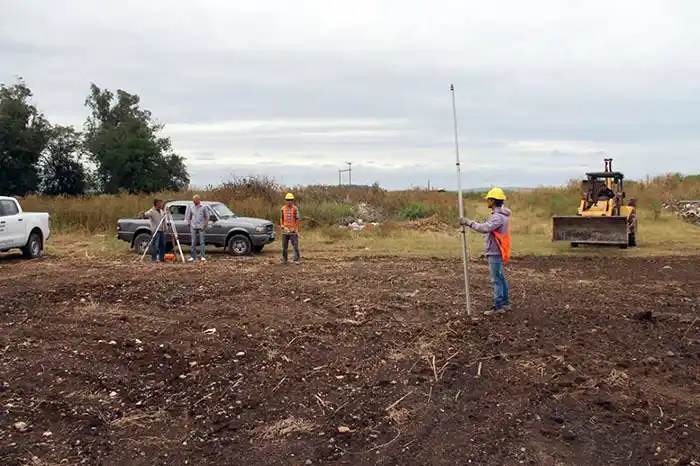 Avanzan las obras para el servicio de gas en San Manuel