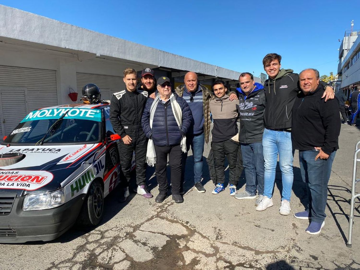 Joaquín Melo compartió con la familia Pairetti