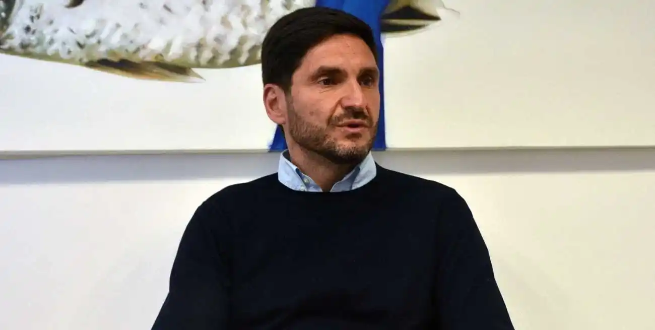 El dirigente radical, el candidato de Unidos para Cambiar Santa Fe. Foto: Manuel Fabatía