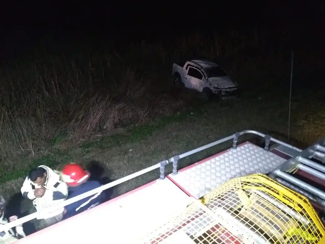 Choque en Ruta 14: una beba y cuatro mayores resultaron heridos