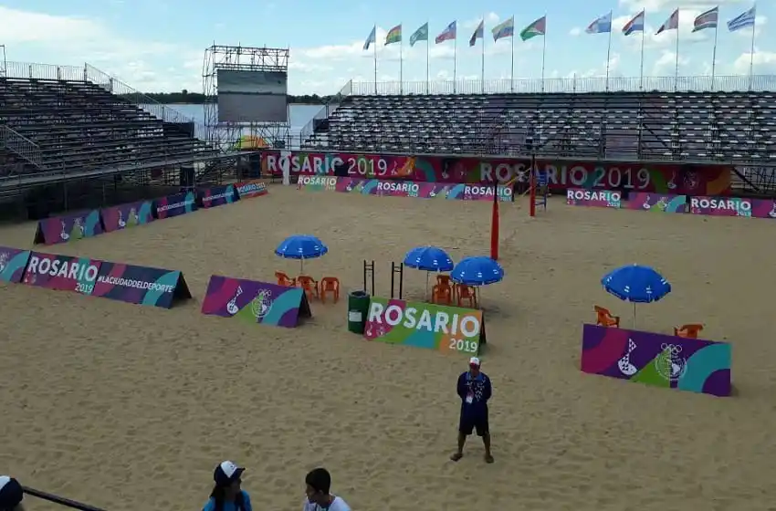 Recorrida por La Florida, sede principal de los Juegos Suramericanos de Playa