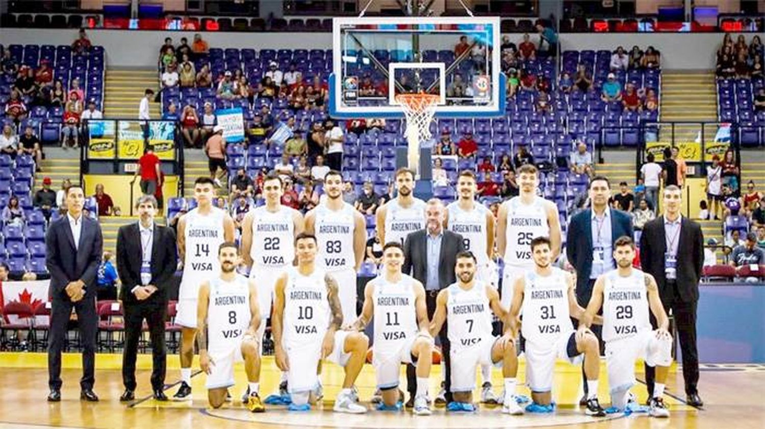 La selección Argentina  con plantel definido  para jugar en Recife