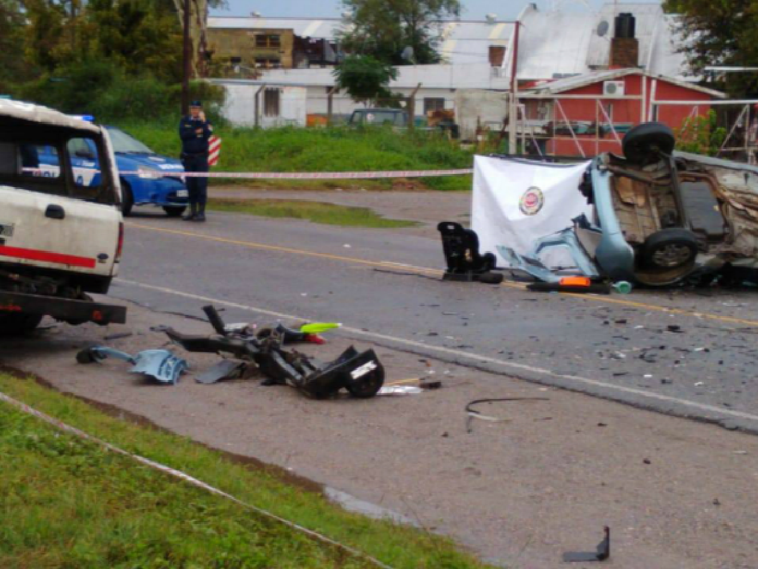 Un muerto en un impactante choque en Córdoba