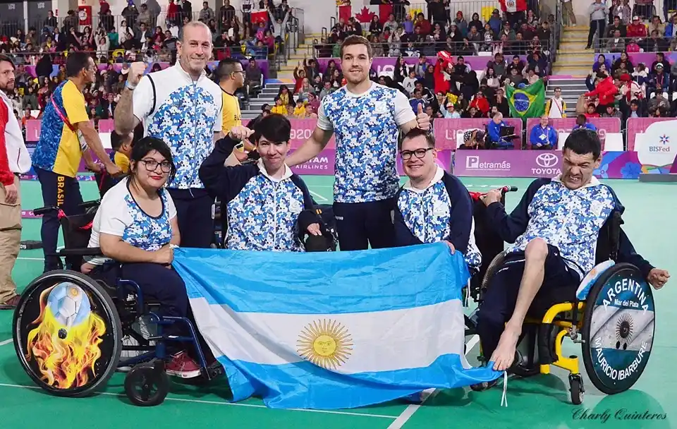 Con marplatenses, Boccia obtuvo el oro en los Parapanamericanos