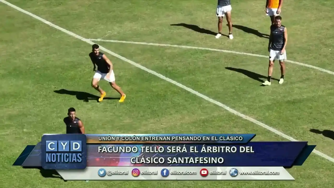 Facundo Tello será el árbitro del Clásico Santafesino