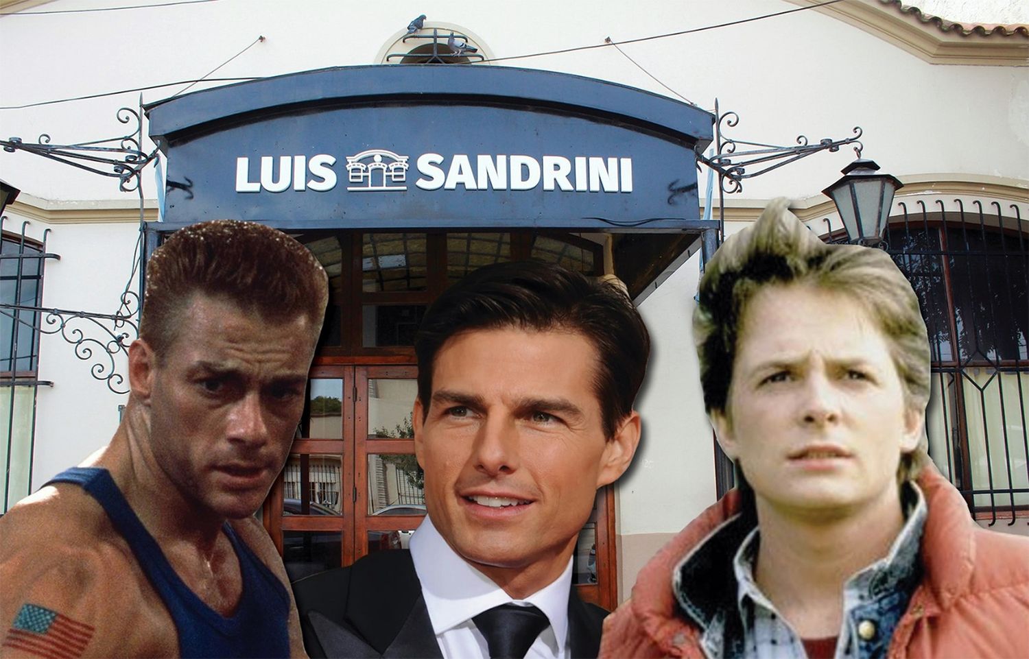 Jean Claude van Damme, Tom Cruice y Michael J. Fox
