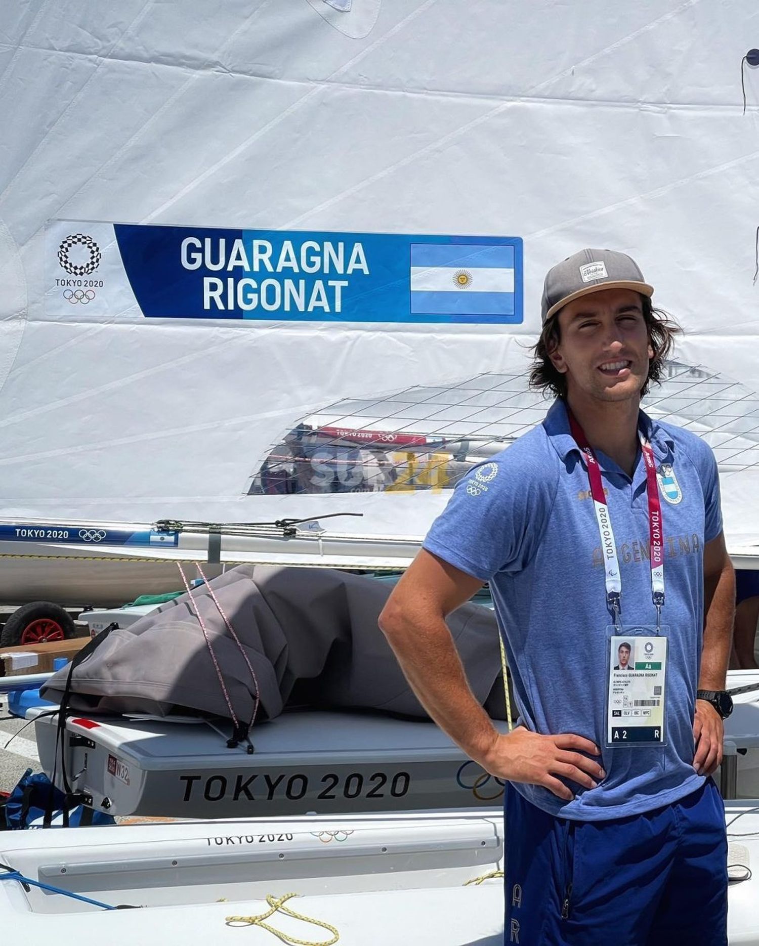 Pancho Guaragna, el primer rufinense en los Juegos Olímpicos