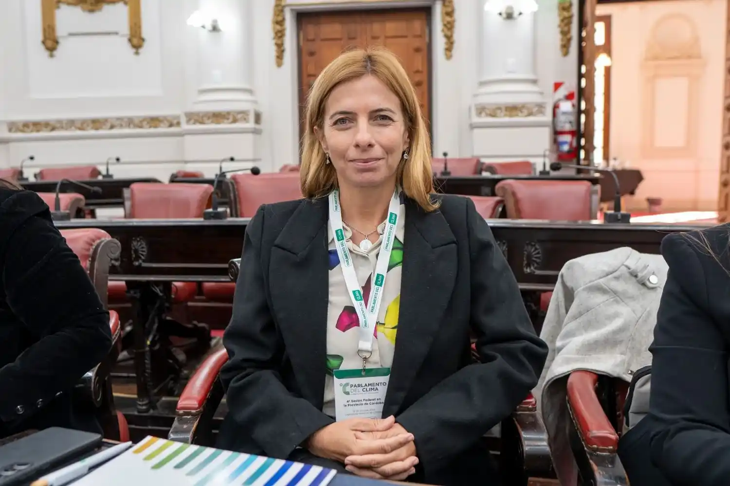 Emilia Subiza presentó la iniciativa en el Parlamento Federal del Clima.