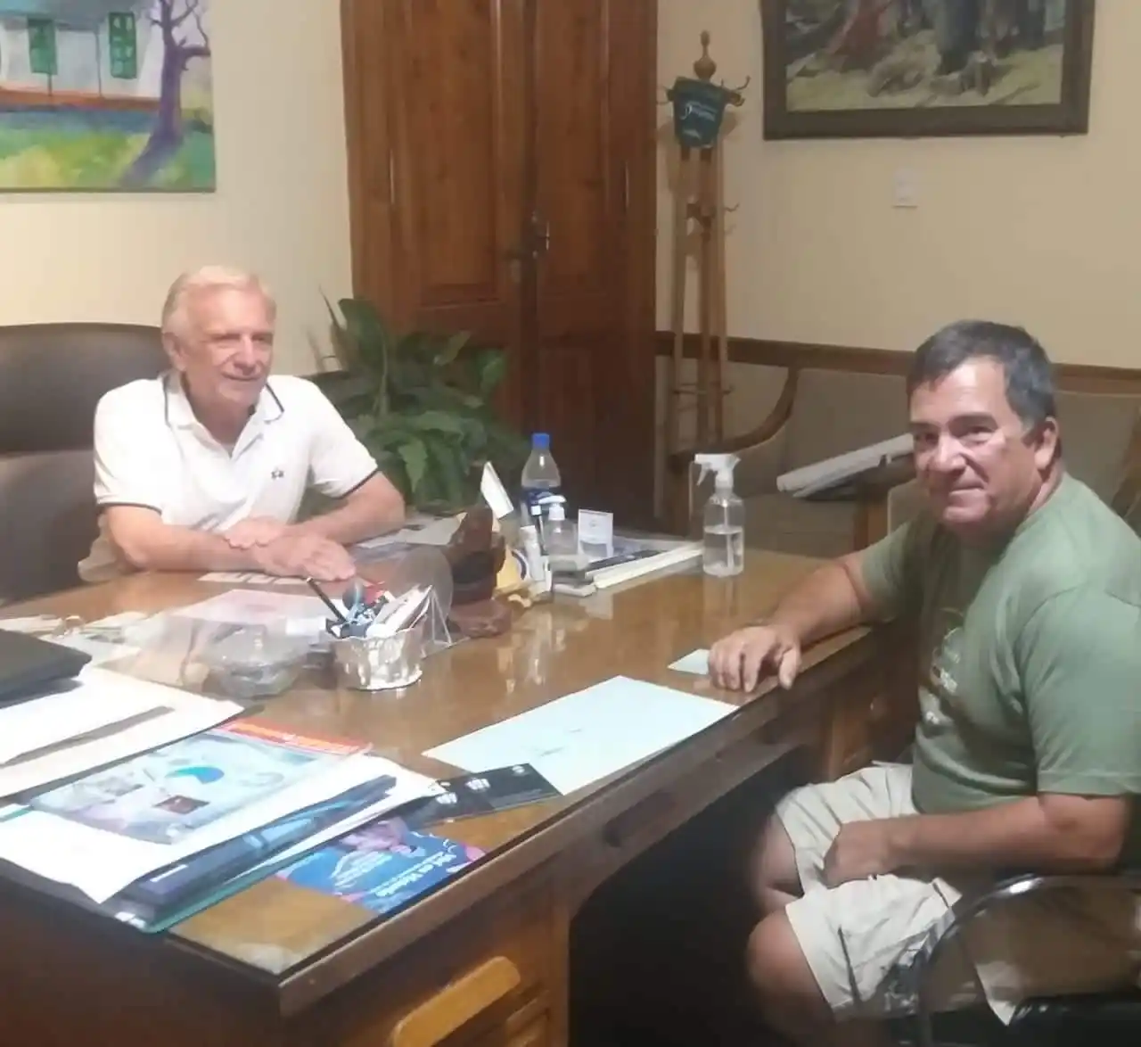 Gutiérrez y Maiocco ratificaron el acompañamiento a Frigerio