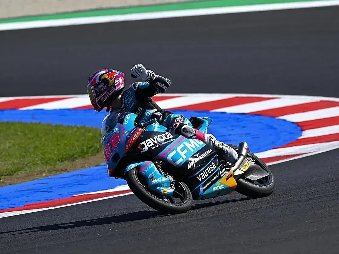 Marco Morelli terminó octavo en Moto 3 en el GP de Austriai, Foto: AP