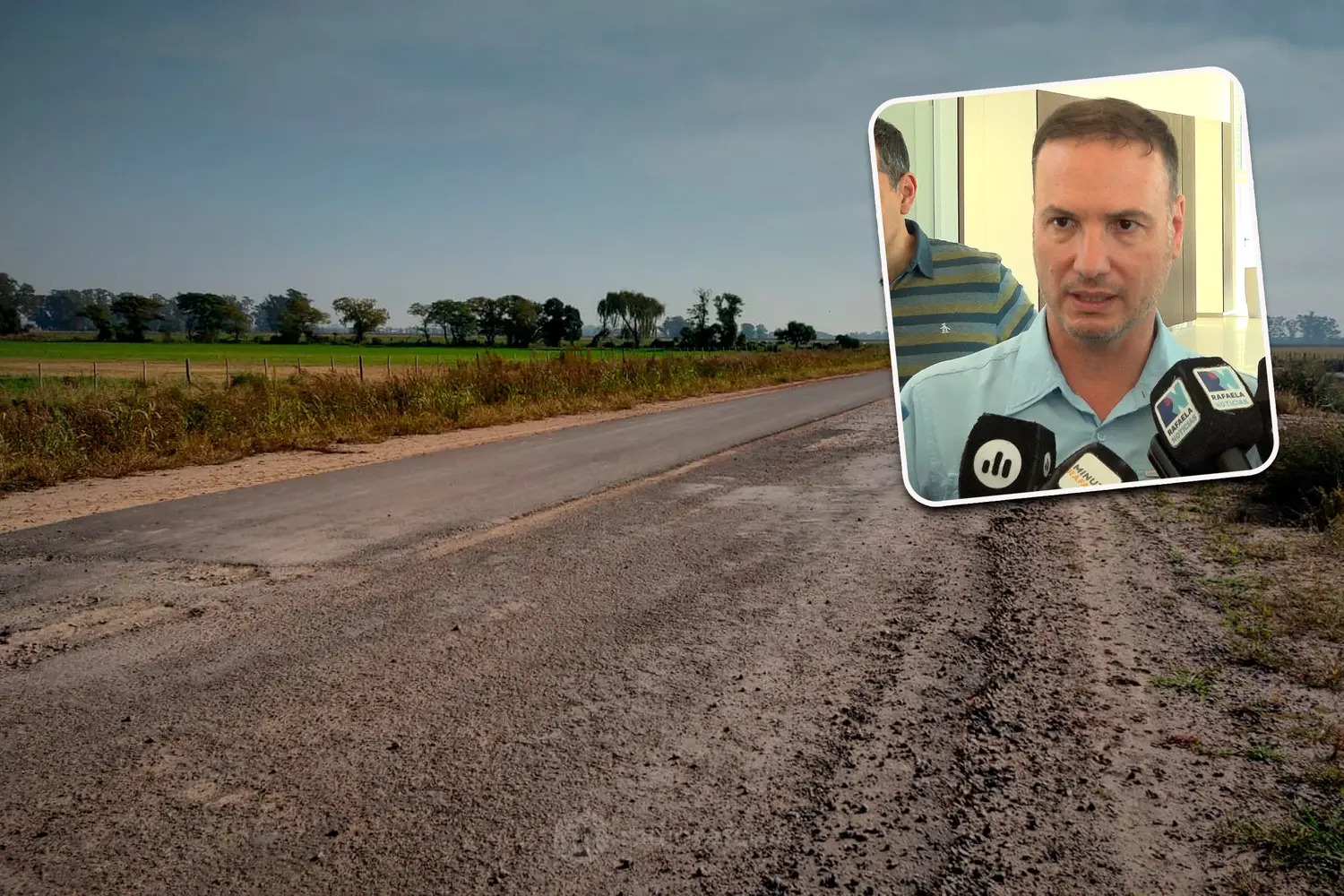 Ruta 70S: Enrico defendió la pavimentación por contribución de mejora y pidió acompañamiento a las entidades rurales
