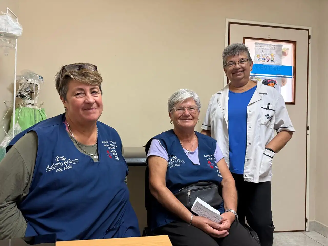 Las agentes sanitarias del Centro de Salud San Cayetano compartieron su trabajo en el marco del proyecto del IECS.