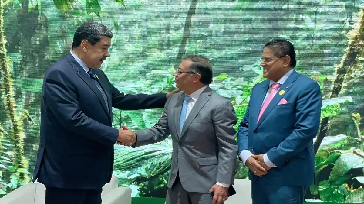 PARA ARRIBA Y PARA ABAJO JUNTOS: Nicolás Maduro y Gustavo Petro se reúnen nuevamente en la Cumbre del Clima