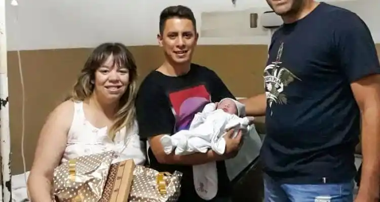 Danna fue la primera bebé del 2020
