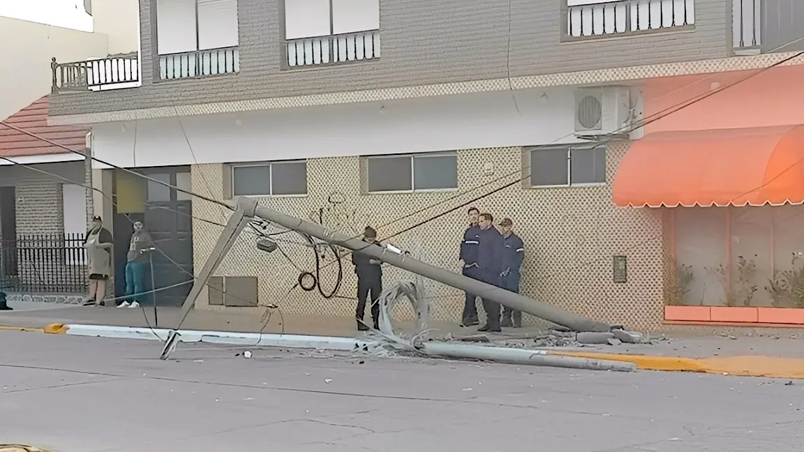 Dejó al barrio sin electricidad