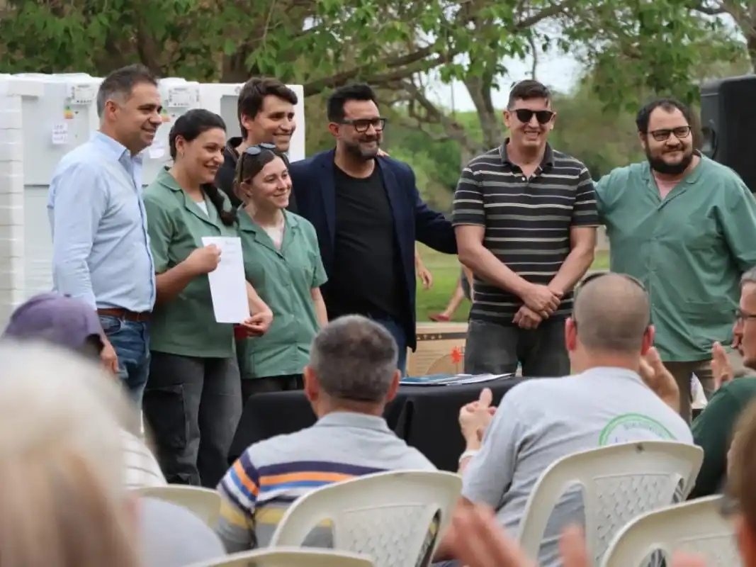 Realizaron la entrega de materiales a beneficiarios del Presupuesto Participativo de las zonas 1, 2 y 3