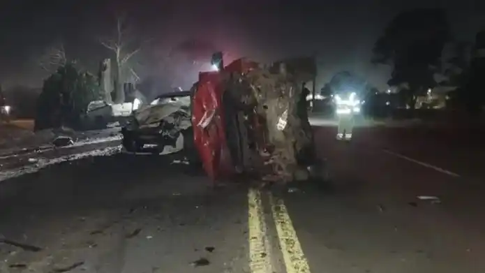 El hecho involucró a una Ford Ranger, una Volkswagen Saveiro y un Volkswagen Gol. (Foto: Dib)