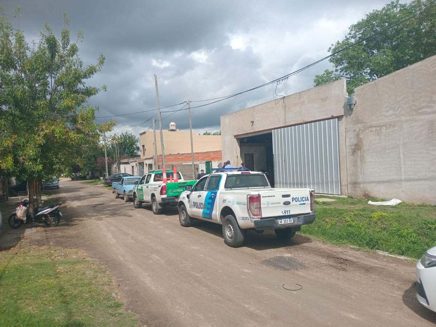El galpón está ubicado en Ruiz Moreno al 2100, esquina Depietri.