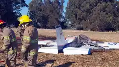 Una avioneta se vino a pique en un campo de Balcarce y sus tripulantes salieron ilesos