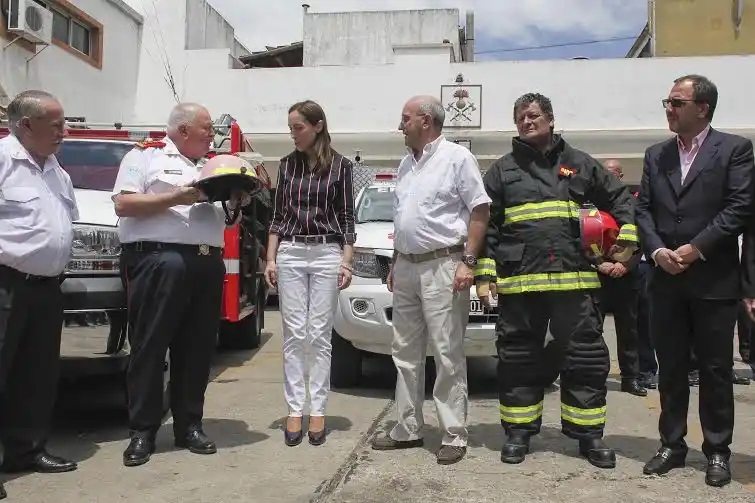 Vidal recibió a Federaciones de Bomberos Voluntarios 