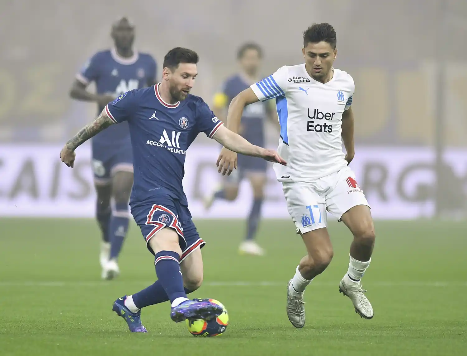 Messi no pudo desequilibrar en Marsella.