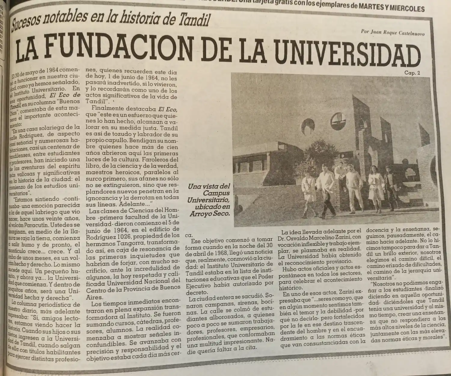 La fundación de la Universidad - Cap. 2.