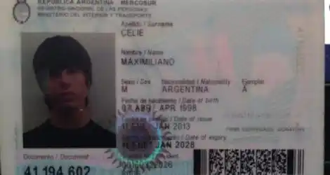 Encontraron el DNI de Maximiliano