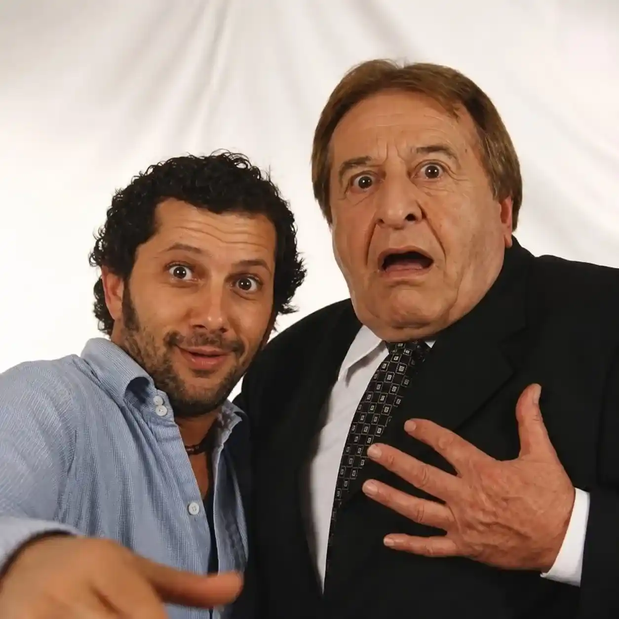 La foto preferida del querido colega Maxi Scalisi, junto a otro inolvidable, Norbert. Degoas.