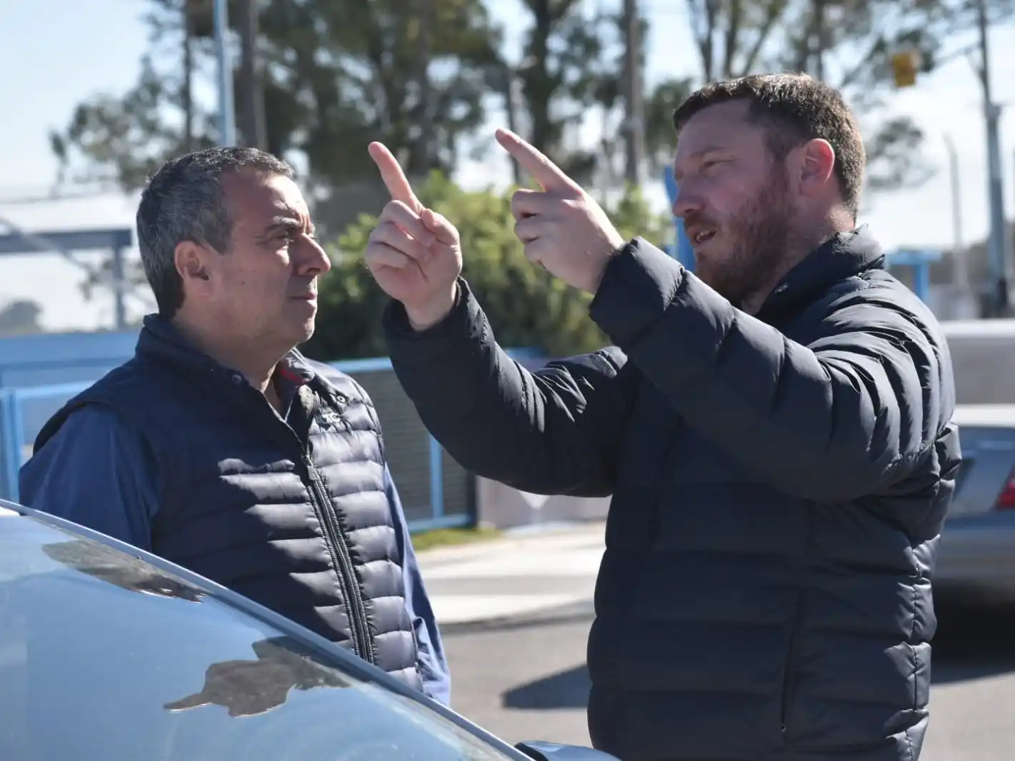 Paravano encabezó el recibimiento en el Autódromo. Foto:Prensa AR