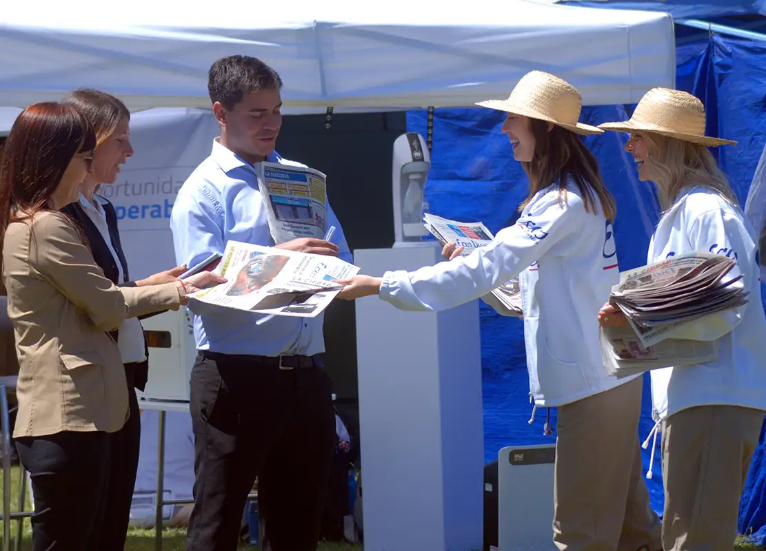 Siempre presente. Ecos Diarios, en la Expo Rural