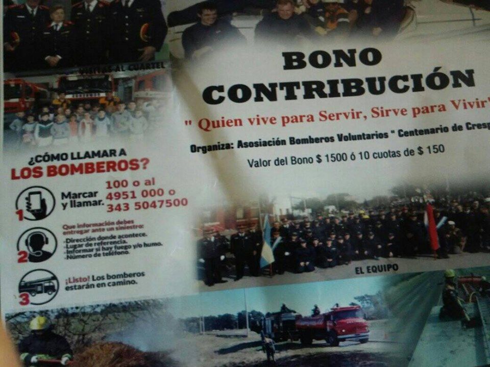 Bomberos puso en circulación su bono anual