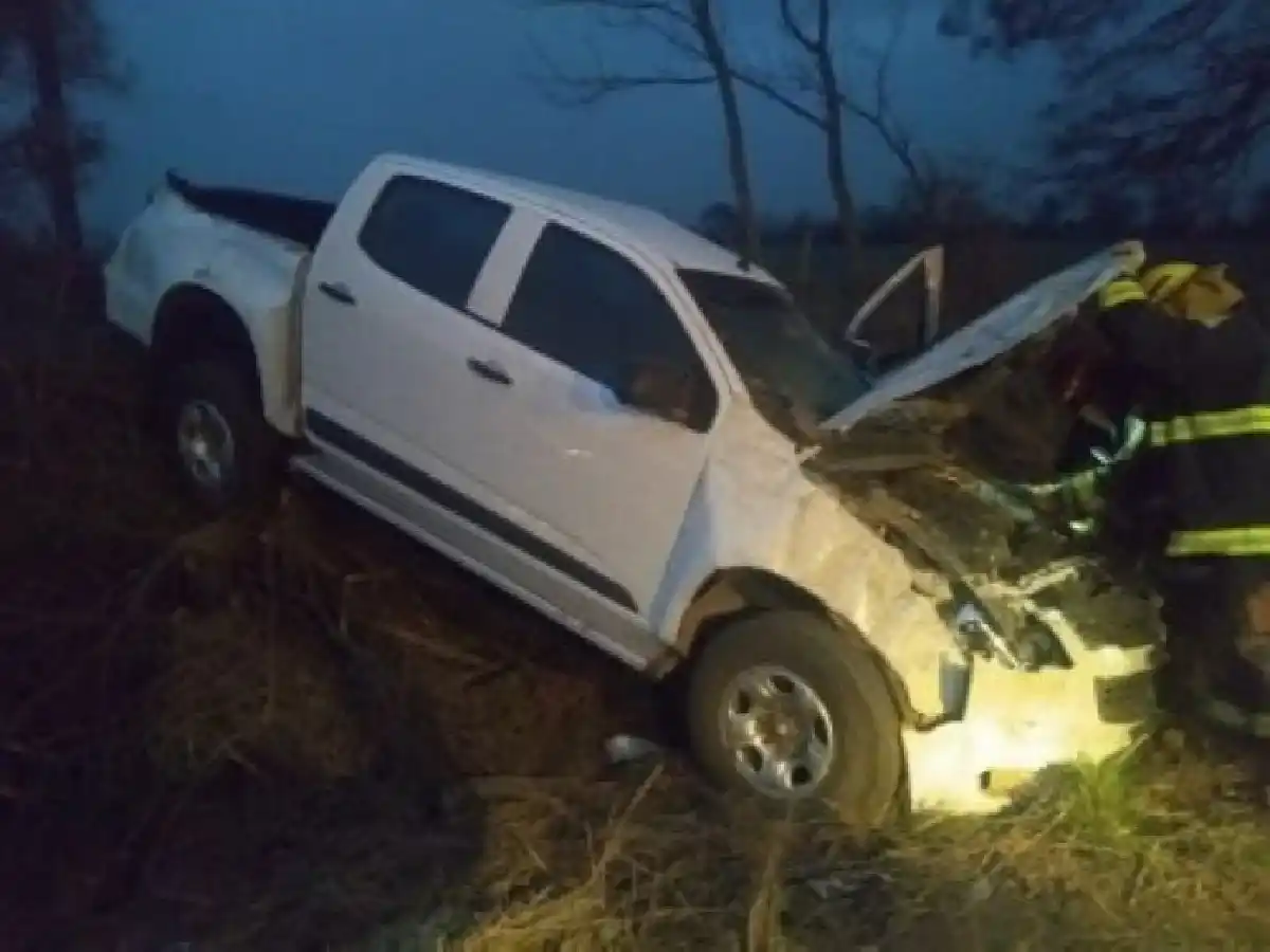 Accidente en zona rural de Morteros