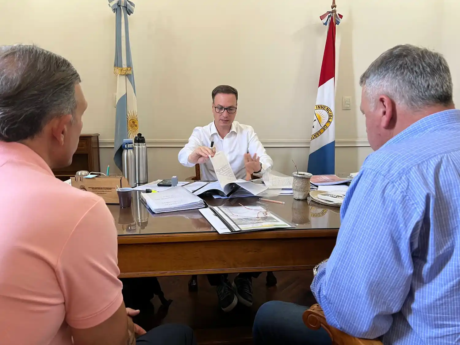 El ministro Lisandro Enrico, un gran conocedor de la realidad de la localidad de Chovet