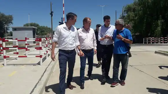Wado de Pedro y Gustavo Bordet visitaron obras en Concordia