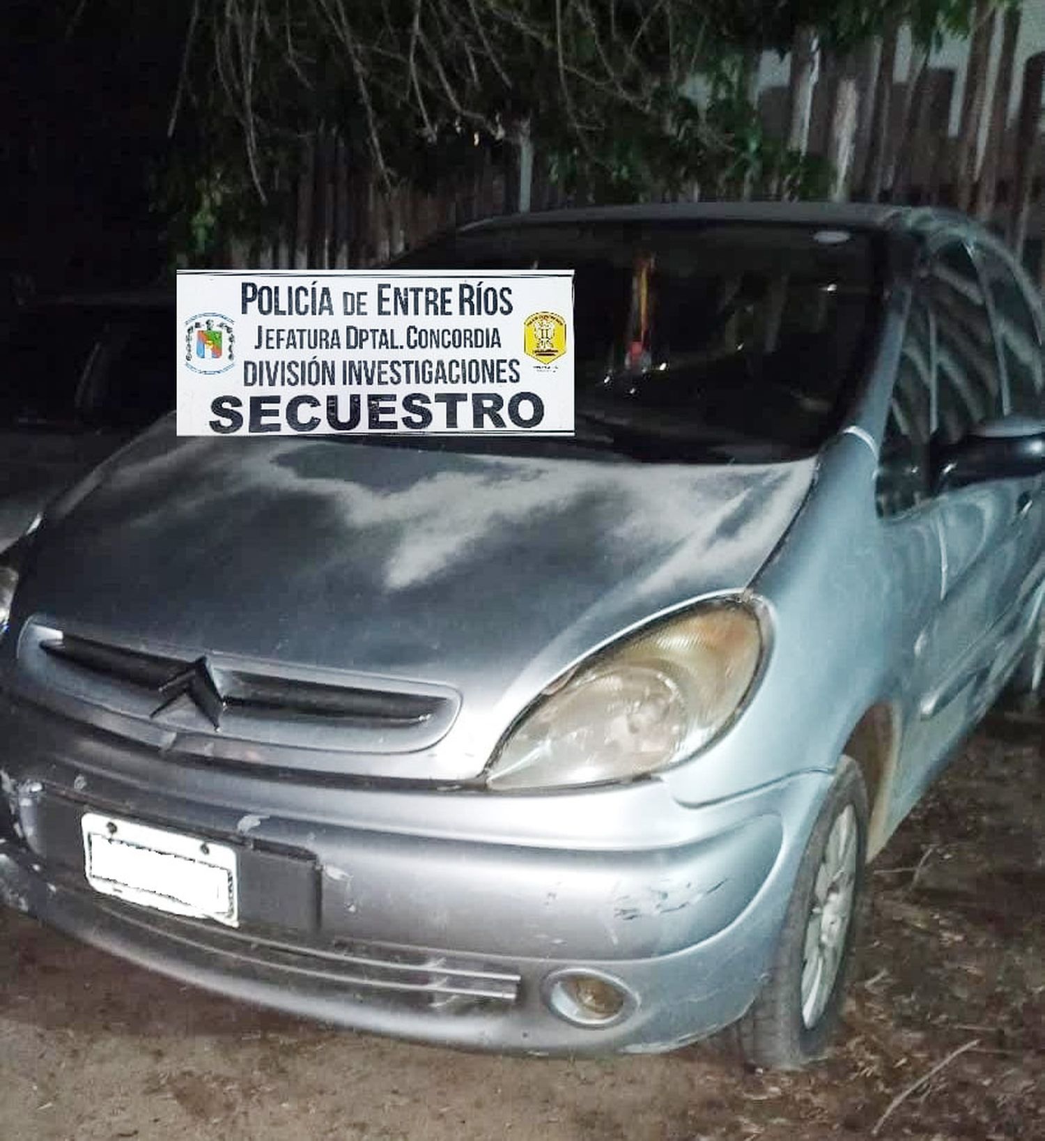 Recuperaron un vehículo robado en operativo policial