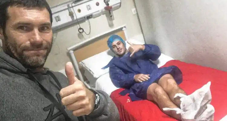 24 días antes, Martín Alsogaray sufrió apendicitis y llegará con lo justo
