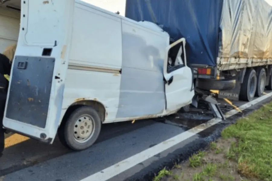Triste desenlace: falleció el conductor que chocó contra un camión en la autopista Rosario – Córdoba