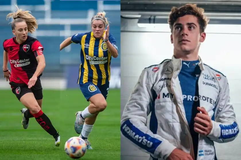 Clásico rosarino femenino y corre Colapinto: la agenda deportiva de este sábado