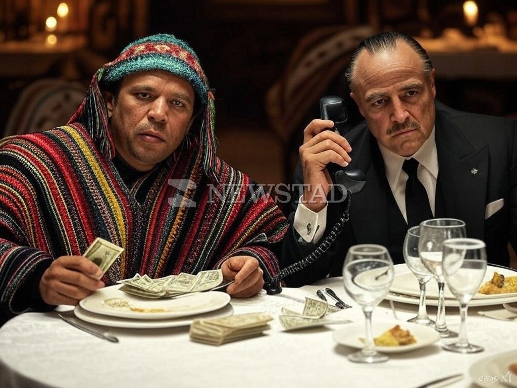 Mafia. El Padrino negocia con los Mapuches, por la inteligencia de Grok.