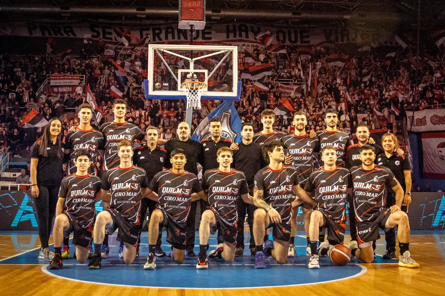 El plantel de Quilmes.
