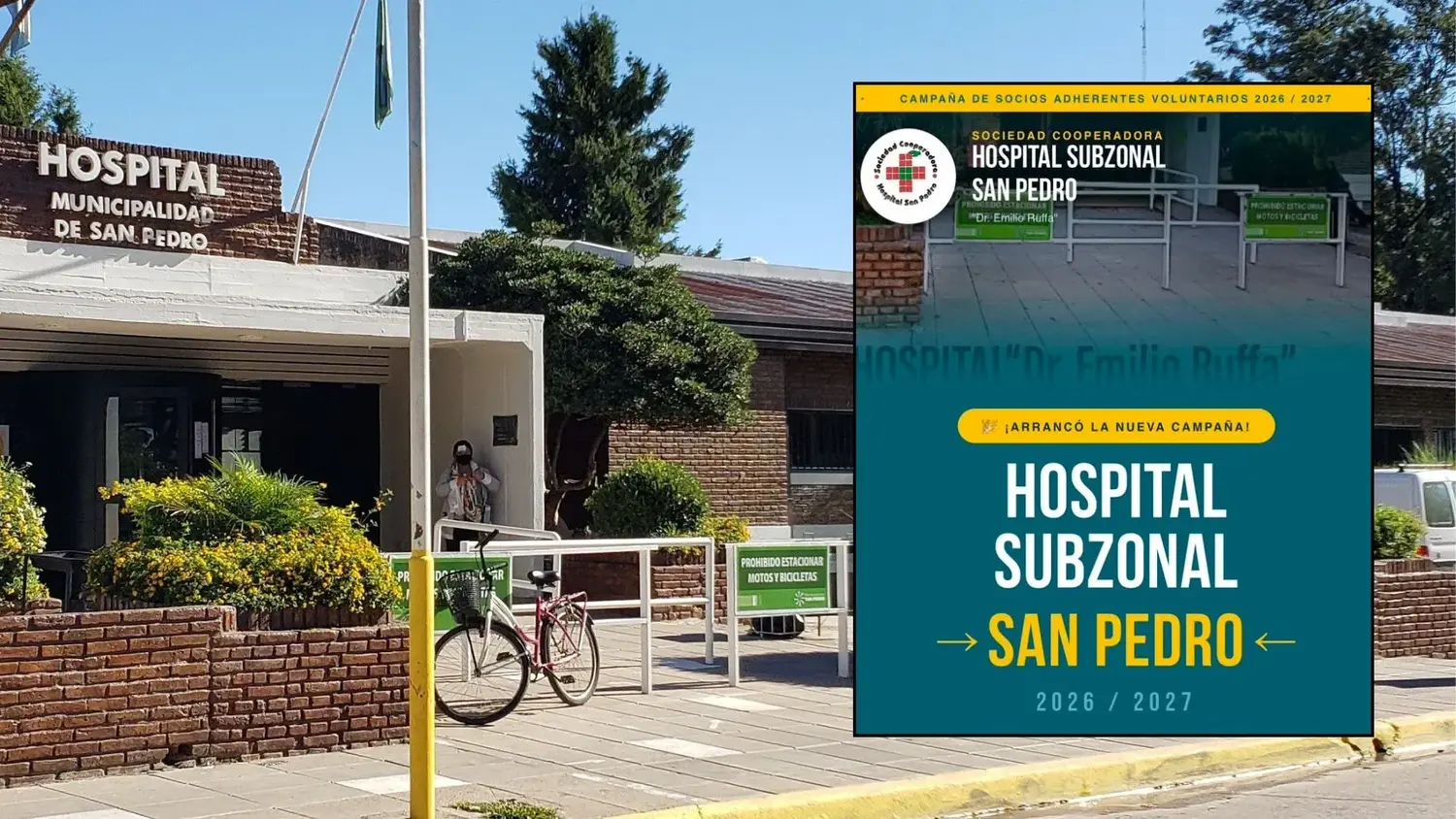La campaña de socios de la cooperadora del Hospital permanece vigente.
