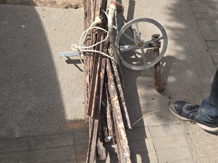 Los elementos robados.