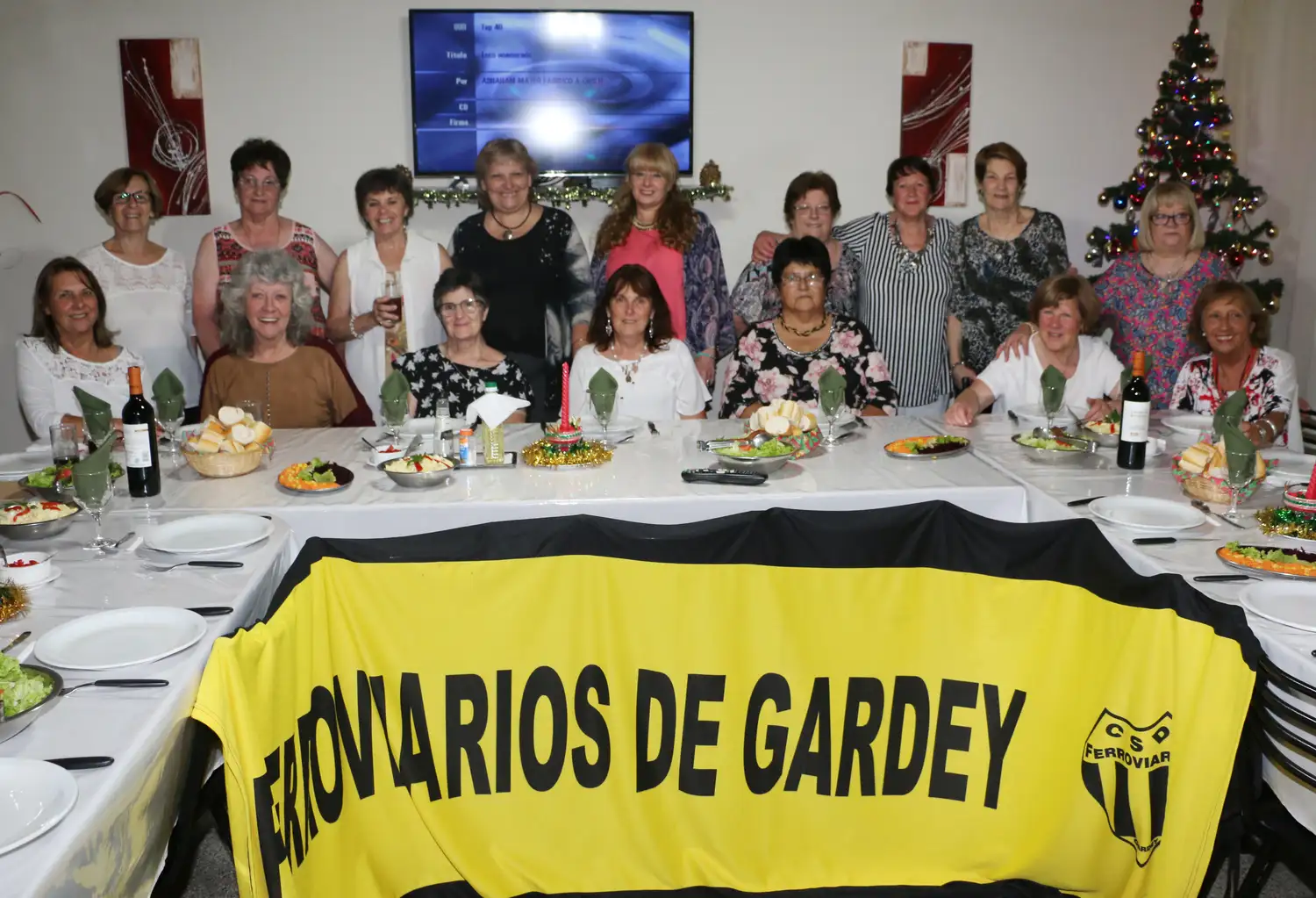 Los exjugadores de Ferroviarios de Gardey vivieron una velada inolvidable