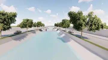 Tras el temporal de marzo, Provincia inicia la licitación de la reconstrucción del Canal Maldonado en Bahía Blanca