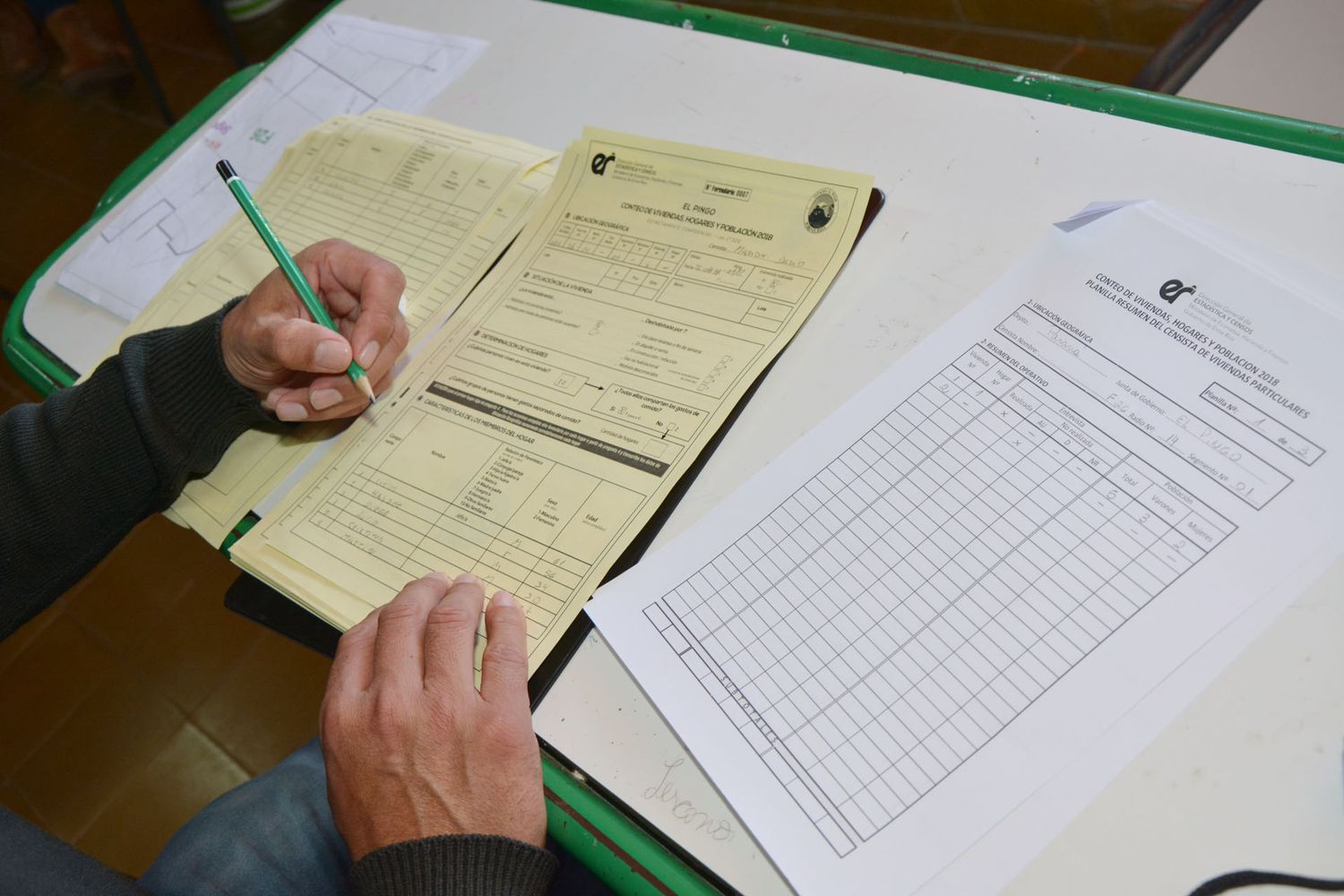 Se llevó a cabo el Censo Provincial de Población en El Pingo