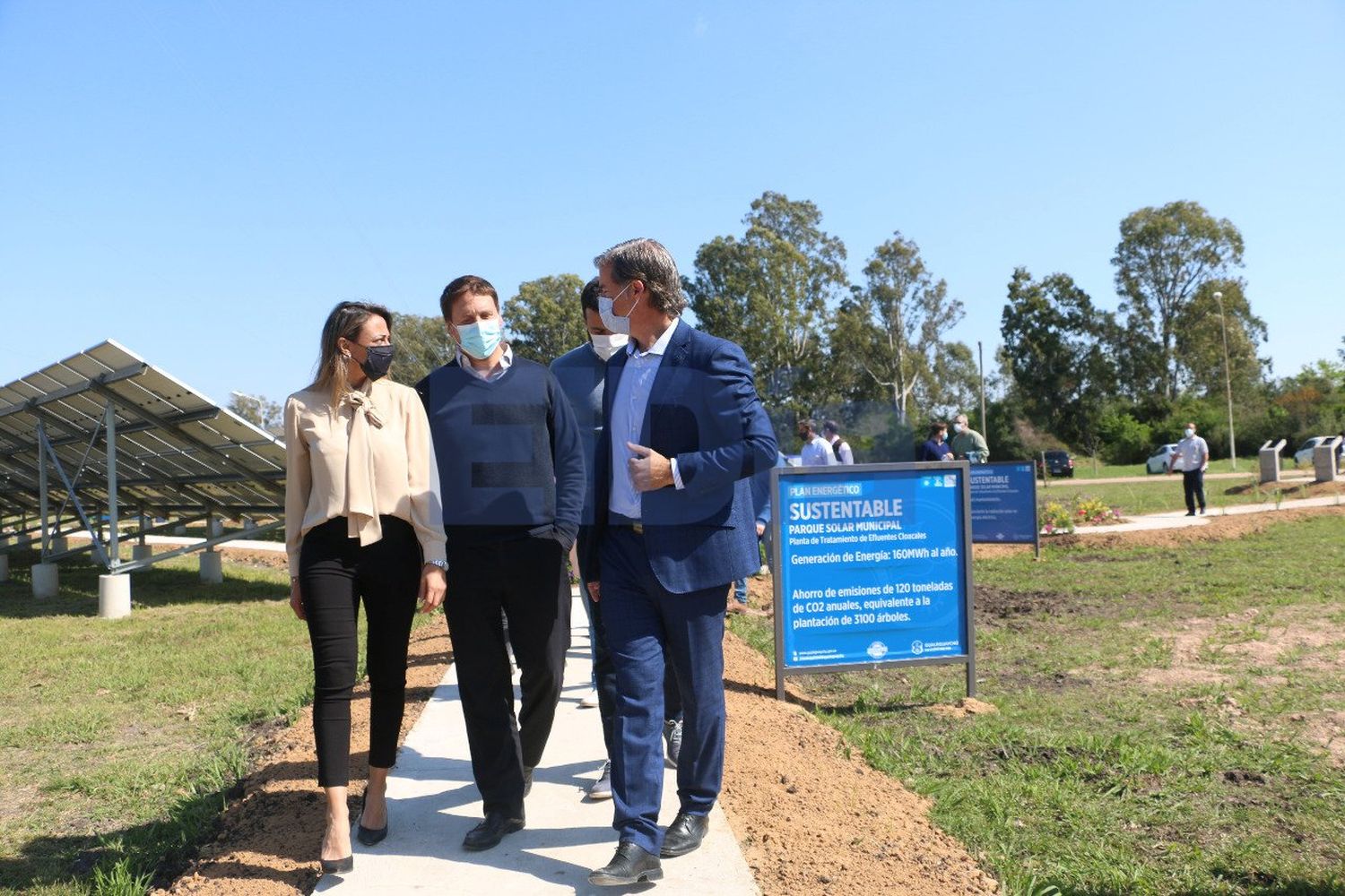 La inauguración del nuevo Parque Solar en 10 fotos