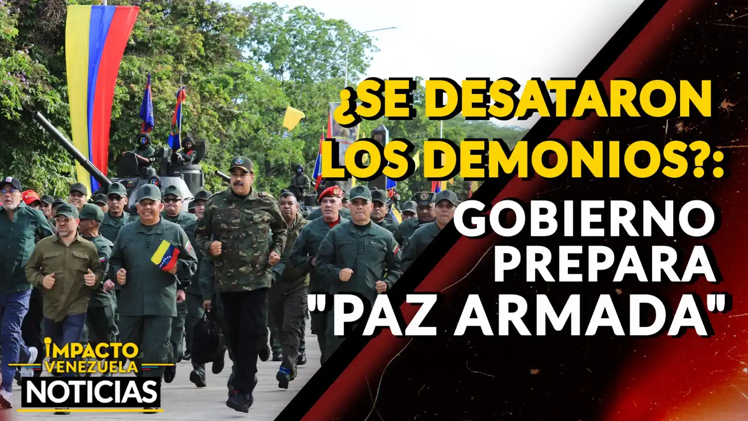 ¿SE DESATARON LOS DEMONIOS?  Gobierno prepara «paz armada» – VIDEO