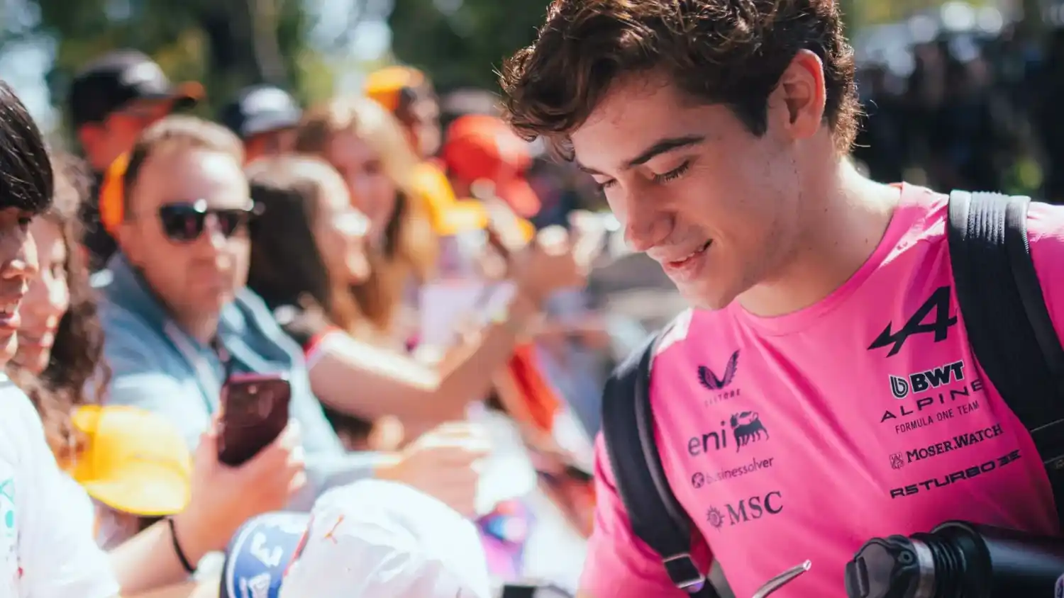 Colapinto se ilusiona en Australia.